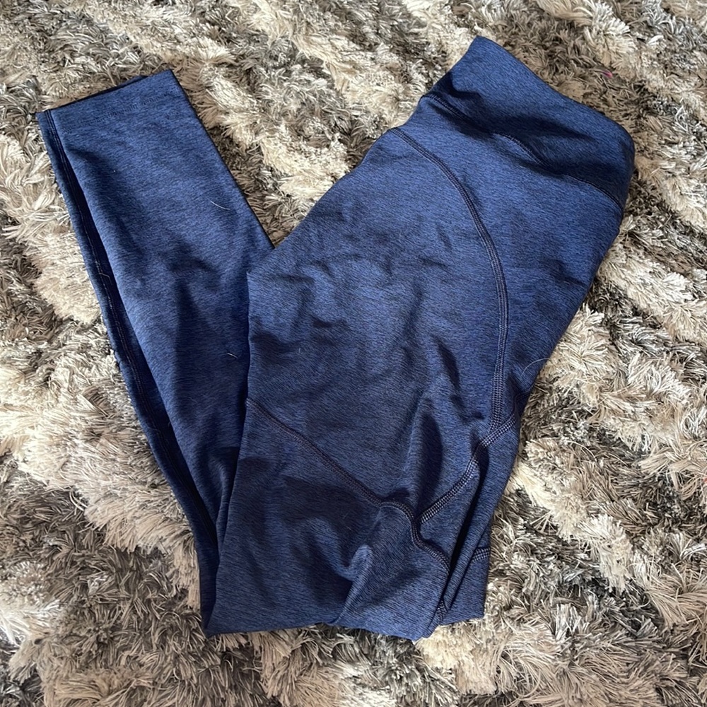 Outdoor voices navy warmup leggings size small